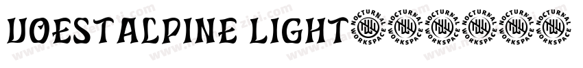 voestalpine Light字体转换